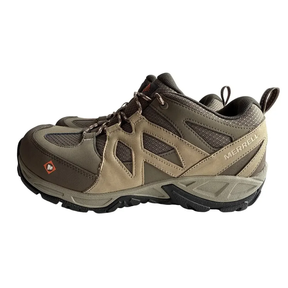 Merrell‎ Siren Safety Work Shoe Women's 11M Alloy Toe EH Leather Brindle J099322